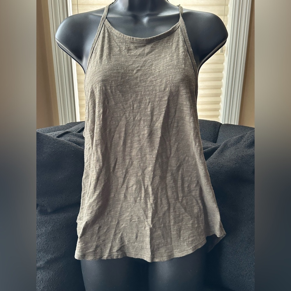 Prana muted green tank top